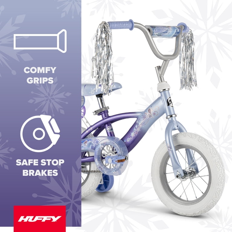 Huffy Disney Frozen Kids Bicycle 12in. with Doll Carrier Sleigh