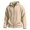 Khaki, variant on Dwelliawo Waffle Knit Hoodies for Men Full Zip Hooded Cardigan with Pocket Lightweight Loose Fit Athletic Jackets Sky Blue L