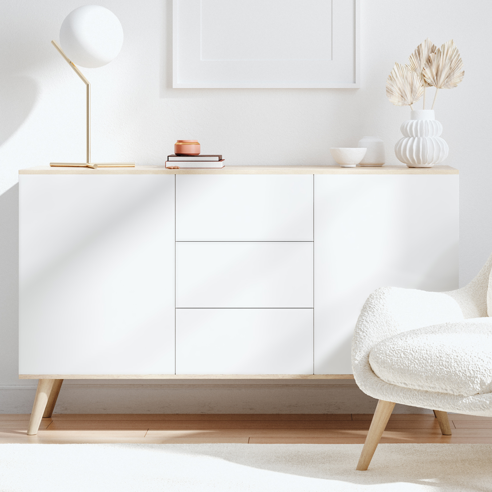 VEELIKE Thick White Peel and Stick Wallpaper White Contact Paper for Cabinets Kitchen Countertops 15.7"x354" Waterproof Self Adhesive White Wallpaper for Bedroom Matte White Vinyl Roll for Living Room