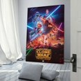 thumbnail image 3 of Star Wars: The Clone Wars Cuadro decorativo colgante - Arte de pared - Póster enmarcado - Decoración de pared - Regalos para familia, amigos y aficionados 40*60 cm, 3 of 6