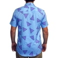 thumbnail image 5 of Rocko Shirt Adult Rocko's Modern Life Costume Triangles Button Down Up TV Show, 5 of 8