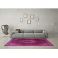 thumbnail image 3 of Ahgly Company Indoor Rectangle Medallion Pink Traditional Area Rugs, 3' x 5', 3 of 4