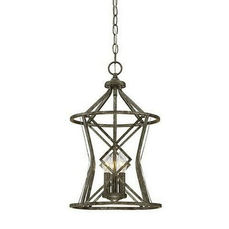 

Millennium Lighting 2293 Lakewood 3 Light 12 Wide Foyer Pendant - Silver