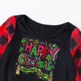thumbnail image 6 of Penkiiy Christmas Pajamas for Family 2024 Matching Sets Lounge Sets for Women Couples Loungewear Sets Christmas Pjs 9 Months Black, 6 of 6