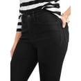 thumbnail image 5 of Time and Tru Women's High Rise 29" Inseam Skinny Jeans, 5 of 5
