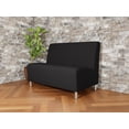 thumbnail image 2 of Lesro Ravenna Reception Armless Loveseat in Black, 2 of 5