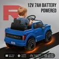 thumbnail image 6 of CASEMIOL 12V Ford F150 Raptor Kids Ride On Truck, Electric Car with Remote Control, Bluetooth Music, Suspension Wheels, Ride On Toys for Boys & Girls Ages 3-5, Gift for Kids, Blue, 6 of 8