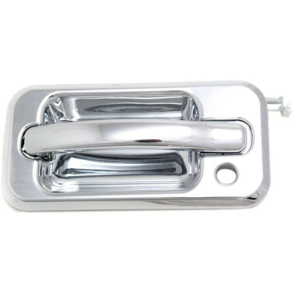 For Hummer H2 Exterior Door Handle Front, Driver Side Chrome (2003