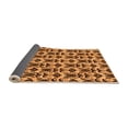 thumbnail image 2 of Ahgly Company Indoor Rectangle Abstract Orange Modern Area Rugs, 2' x 4', 2 of 4