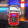 thumbnail image 1 of Outdoor Cob Lamp Electronics Cigarettes Lighter Optional Rotation Telescopic Pulses Dual Arcs Aromatherapy Igniter for Father's Day Valentine's Day Birthday Gifts, 1 of 2