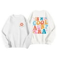 thumbnail image 2 of In My Cool Aunt Era Sweatshirts for Women Fall Winter Long Sleeve Crewneck Auntie Sweatshirt Pullover Tops, 2 of 8
