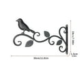 thumbnail image 2 of Cestas colgantes de flores, comederos para pájaros, campanillas de viento y linternas: ideales para la decoración de patios y jardines Ganchos para macetas de pájaros para exteriores, 2 of 6