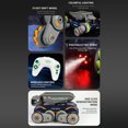 thumbnail image 4 of Para Un Auto de Pulverizacia de Control Remoto, 2.4GHz 360 Sensor de Gestos Gestos Robot Eléctrico Juguete Con Luces Música 3 Baterías, Regalos para Niños y Niñas,, 4 of 7