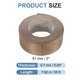 thumbnail image 2 of Bisel de Uxcell, cinta de chapa de madera prepegada flexible para bisel de contrachapado con adhesivo termofusible para restauración de muebles nogal 2 pulgadas x 25 pies, 2 of 7