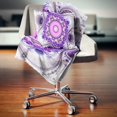 thumbnail image 1 of DESIGN ART Designart 'Strange Flower with Wavy Curves' Floral Throw Blanket, 1 of 5