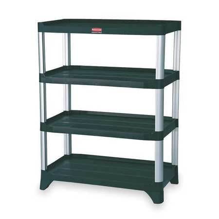Shelving Open Freestanding Plastic 46 Rubbermaid Fg9t3600bla Shelving Open Freestanding Plastic 46 Rubbermaid Fg9t3600bla