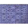 thumbnail image 1 of Ahgly Company Machine Washable Indoor Rectangle Persian Blue Traditional Area Rugs, 5' x 8', 1 of 4