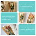 thumbnail image 4 of Monyance Flower Bouquet Bags Kraft Paper Flower Bouquet Bags: 50 Rose Packaging Pouches(15.75X4.72X0.04Inches), 4 of 10