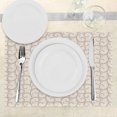 thumbnail image 3 of Ambesonne Exotic Place Mats Set of 4, Baroque Retro Floral, Standard Size, Beige, 3 of 6