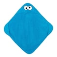 thumbnail image 4 of Sesame Street Baby Boys' Cotton Character Hooded Towel with Corner Pockets Blue Cookie Monster, 4 of 5