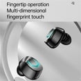 thumbnail image 4 of FYHALE Hi-Fi TWS-Headphones Digital Display Touch-Control Bluetooth 5.2 Wireless Earphones Earbuds Headset, 4 of 6
