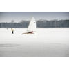 LAMINATED POSTER Winter Snow Frozen Skate Ice Yachts Lake Sport Poster Print 24 x 36