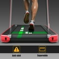 thumbnail image 4 of Patiojoy Tapis Roulant Pliant 2 en 1 Machine de Course Électrique avec Haut-Parleur Bluetooth Rouge, 4 of 5