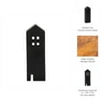 thumbnail image 5 of Handcrafted Mango Wood Decorative Object - Modern Minimalist Accent for Home & Office - Living Room, Bedroom & Desk Decor - 12" Black, 5 of 12
