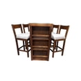 thumbnail image 1 of Antecomedor gris claro con mesa alta para 4 personas, 1 of 10