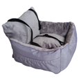 thumbnail image 4 of Asiento para Coche para Perros, Asiento Elevador Tipo Nido, Perros Pequeños Y Medianos Desmontable Antideslizante, Cama para Transportar Mascotas, Caj Gris, 4 of 10