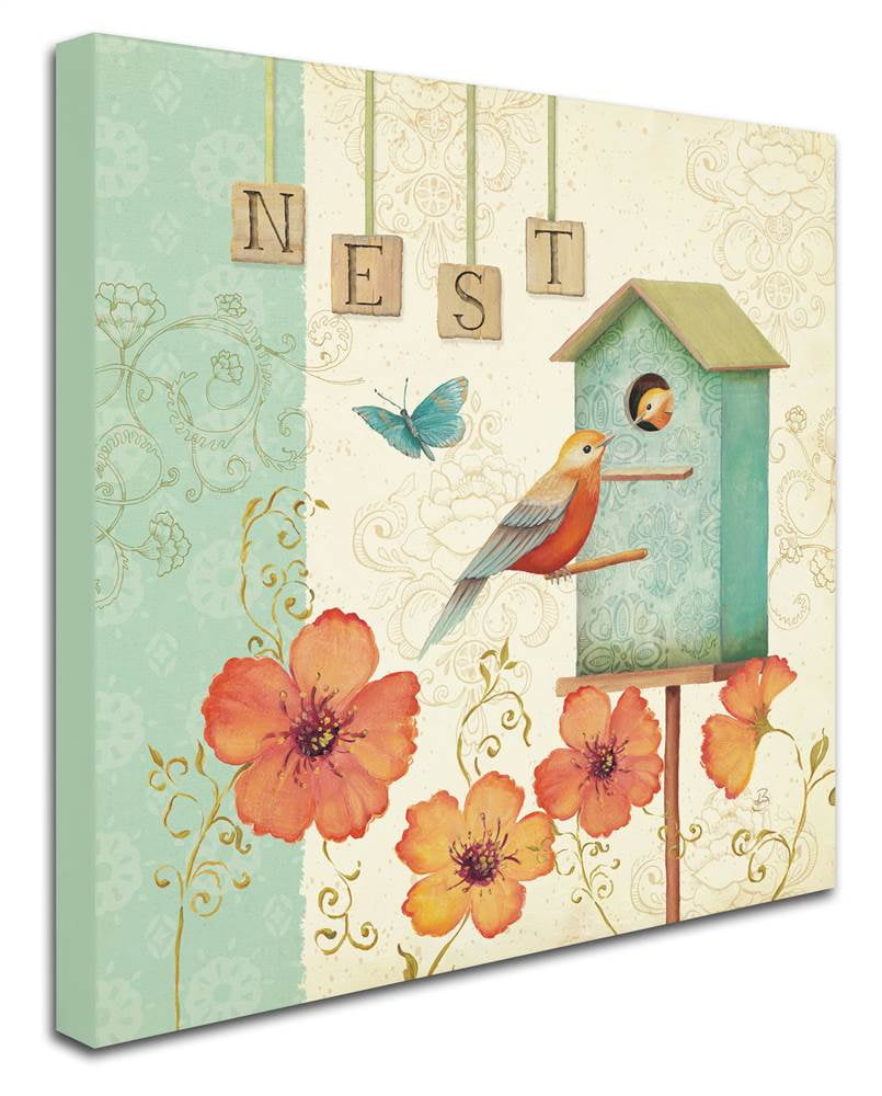 Trademark Fine Art "Welcome Home IV" Canvas Art by Daphne Brissonnet