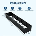 thumbnail image 2 of Garvee 68"X18"X12" Snap-On Metal Garden Planter Bed Frame, Iron Planting Box,Open Base Design,Black, 2 of 8