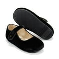 thumbnail image 3 of Old Soles Toddlers Lady Jane Flats, Black Velvet,27 EU (10 US) M US, 3 of 7