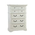 thumbnail image 2 of American Woodcrafters Stonebrook 5-Drawer Antique White Wood Chest, 2 of 3