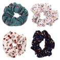 thumbnail image 1 of Durable 4Pcs Hair Ties For Women Cute Mixed Color Hair Rings Elastic Design Ideal For Birthday Celebrations, 1 of 3