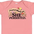 thumbnail image 4 of Inktastic Nevertheless, She Persisted with Flowers Boys or Girls Baby Bodysuit, 4 of 5