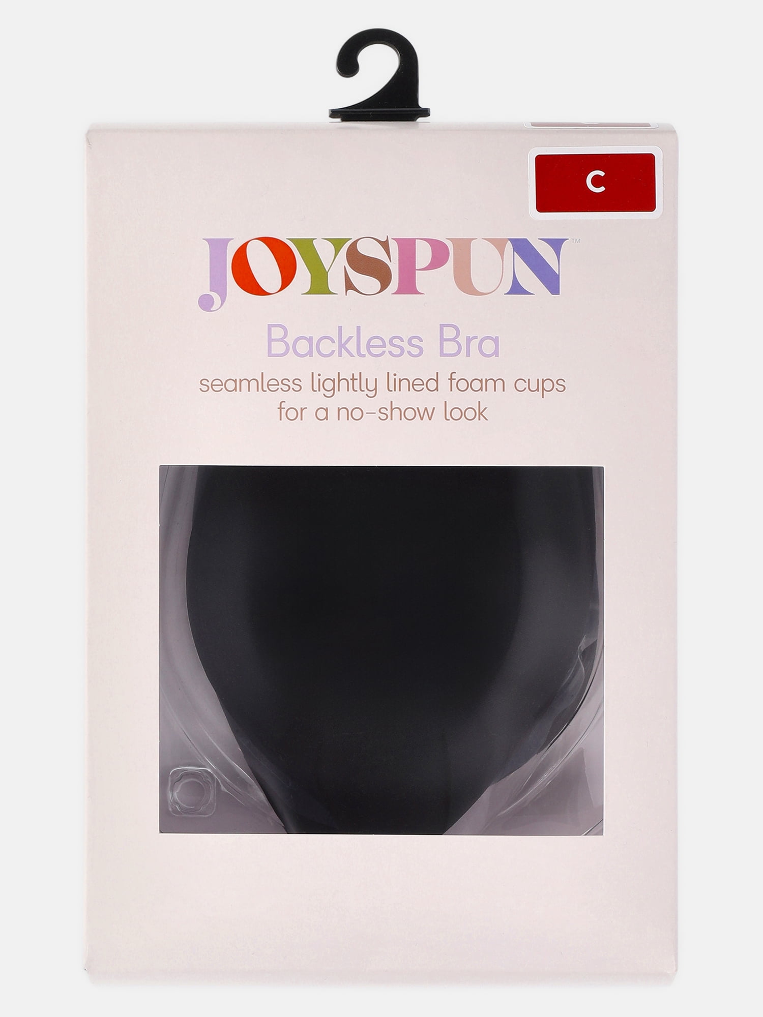 Joyspun Women's Seamless Lightly Lined Backless Bra, Sizes A-D