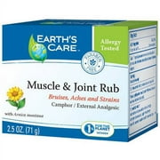 Earth's Care Muscle and Joint Rob, Arnica Compound Ointment , 2.5 OZ