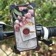 thumbnail image 5 of Garosa Scooter Phone Holder, Buckle Structure Phone Holder, Bike Accessories Motorcycle Phone Holder Motorcycle Phone Mount  Rack Outdoor For Camping, 5 of 8