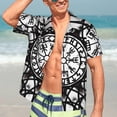 thumbnail image 6 of Mens Hawaiian Shirt Regular Fit Hawaiian Shirts for Men with Quick to Dry Effect, 6 of 8