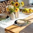 thumbnail image 4 of Sage Green Black Round 13 Inch Placemats Set of 8, Farmhouse Striped Modern Abstract Art HeatResistant Non Slip Place Mats for Dining Table, Wipeable Braided Kitchen Table Mats for Housewarming, 4 of 9