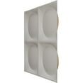 thumbnail image 4 of Ekena Millwork 19 5/8"W x 19 5/8"H Adonis EnduraWall Decorative 3D Wall Panel, Bright Coat Gold (12-Pack for 32.04 Sq. Ft.), 4 of 6