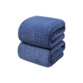 thumbnail image 2 of Yardvibe 2PC Bath Towel Sheets , 29.5"x13.8" Extra Large Soft Highly Absorbent & Quick Dry Towel, Skin-Friendly Durable Towels for Home, Hotel, Spa and Daily Bath Use (Blue), 2 of 8