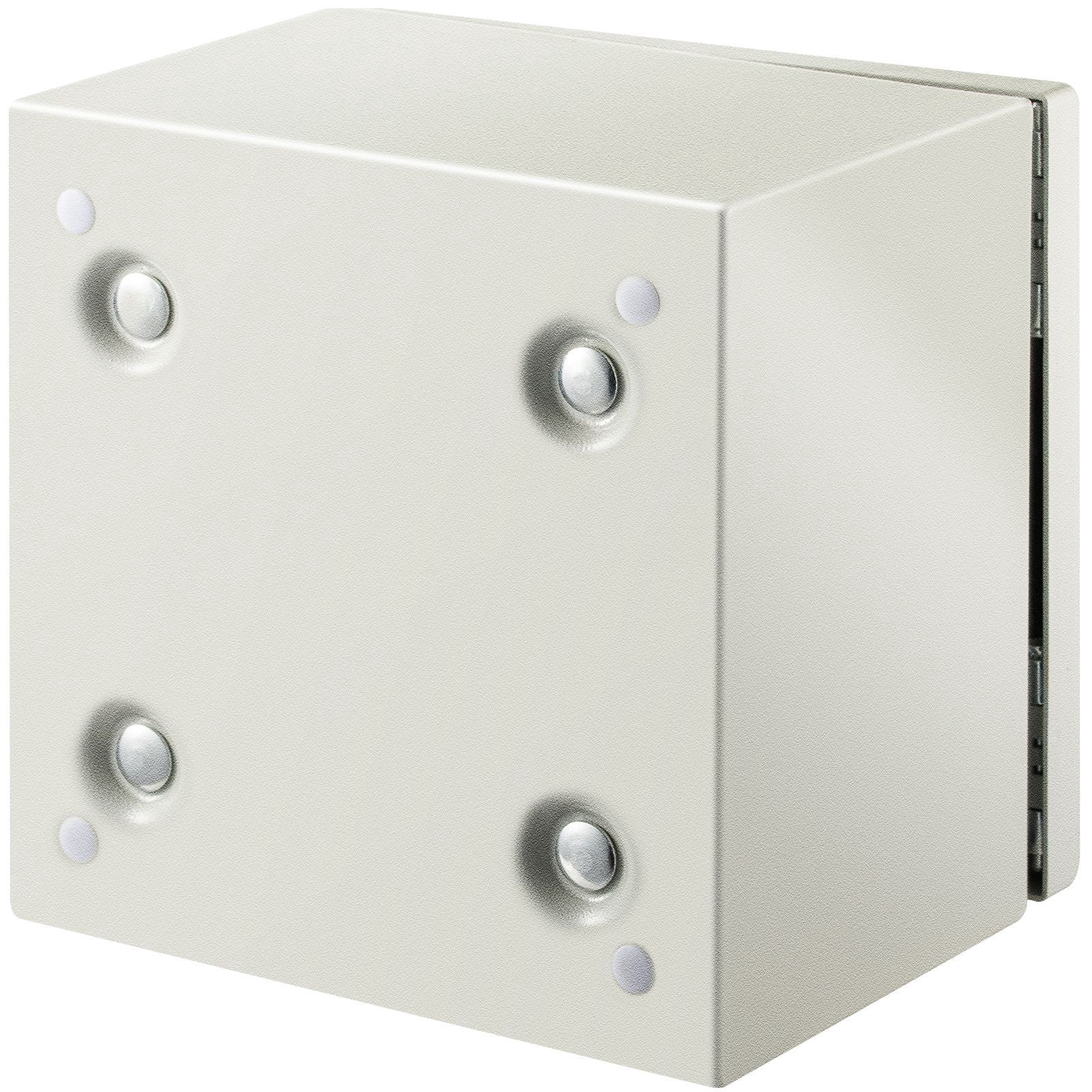 8 x 8 x 6 in NEMA Outdoor Electrical Enclosure Box, Detachable, NEMA Metal Case, IP66 Waterproof Grade, Reinforced Lock & Hinge, Safer routing, cleaner installation, and dependable power management