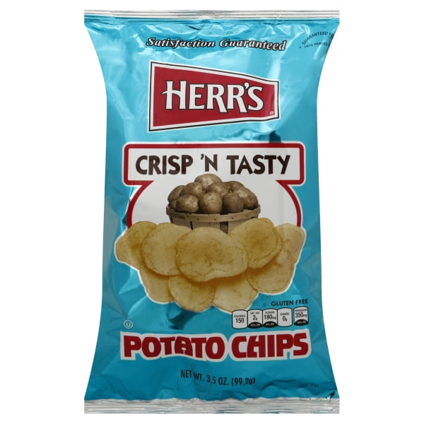 Herr Foods Herrs Potato Chips, 4.5 oz