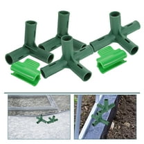 RUNROTOO Greenhouse Clamps For Pvc Pipe Greenhouse Connector Kit Light Set