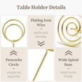 thumbnail image 3 of Ronteda Table Number Holders 20Pcs 2 Inch Mini Table Number Stands Short Place Card Holder for Wedding Reception Party Graduation Restaurant Office Home Photo Picture Memo, 3 of 7