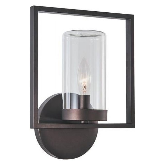 Chloe Lighting CH2S076RB13-OD1 Daniel Transitional 1 Applique Murale Extérieure et Intérieure Bronze Frotté - 13 Po.