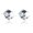white, variant on 1Pair Zircon Magnetic Earrings Cube No Piercing Bling Ear Stud Jewelry Earring ⭐-multicolor