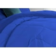 thumbnail image 5 of 1 Piece Luxury U Shape Pattern Comforter By D.N.G. BEDDINGS Premium Super Soft, 1000 Thread Count 100% Egyptian Cotton Full/Queen Size Royal Blue Color, 5 of 9